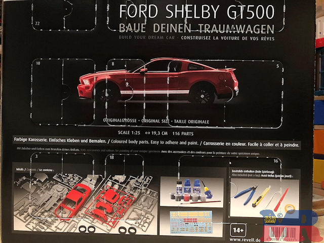 Ford Mustang Shelby GT500 Cabrio Revell Model